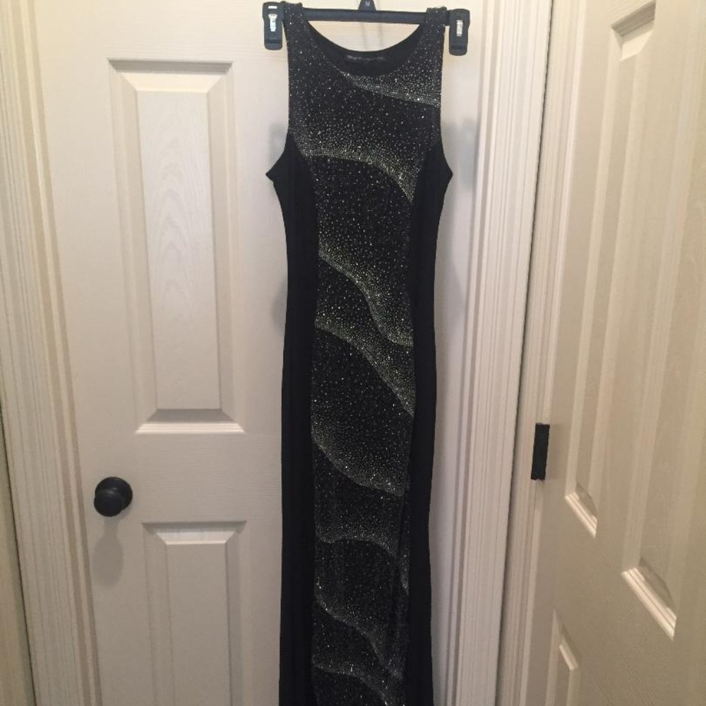 Black formal dress